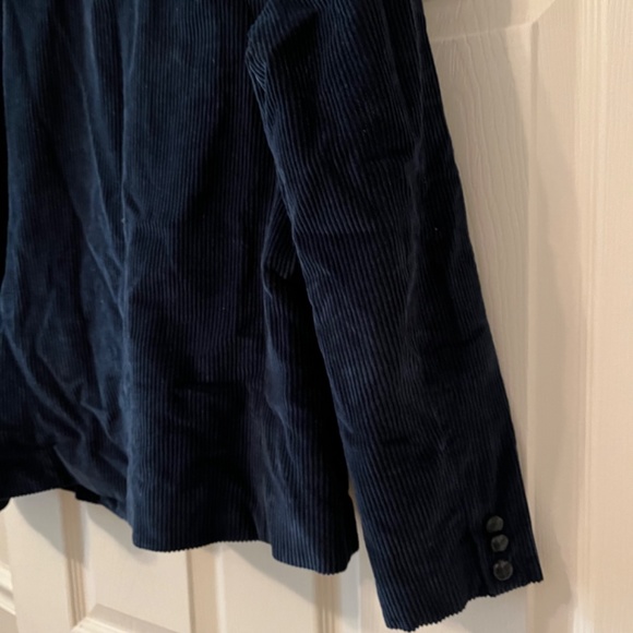Vintage Navy corduroy blazer jacket - Picture 3 of 9